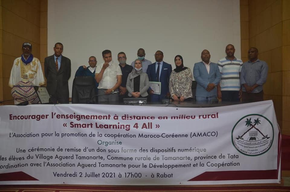 Donation de dispositifs numérique pour encourager l’enseignement à distance en milieu rural « Smart Learning 4 All »