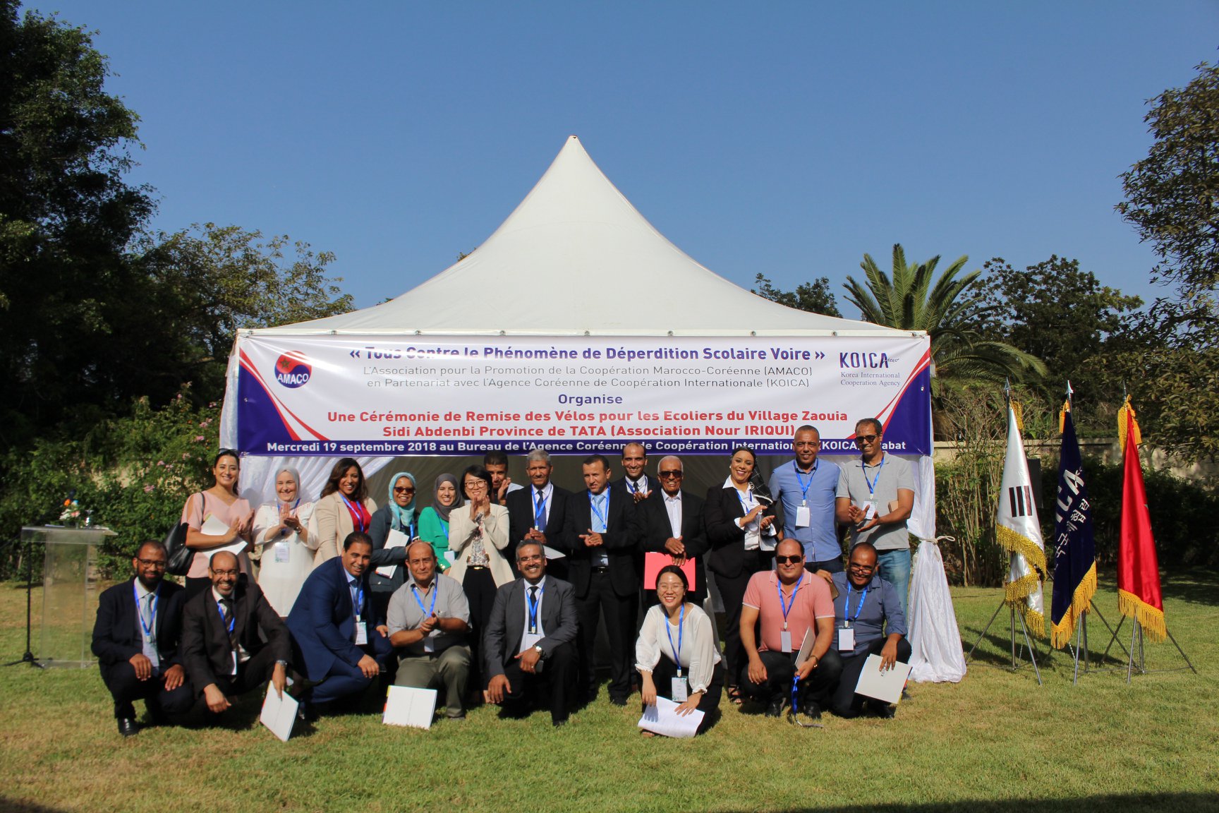 Don de vélos pour les étudiants de Zaouia Sidi Abdendi (Association NOUR IRIQUI)