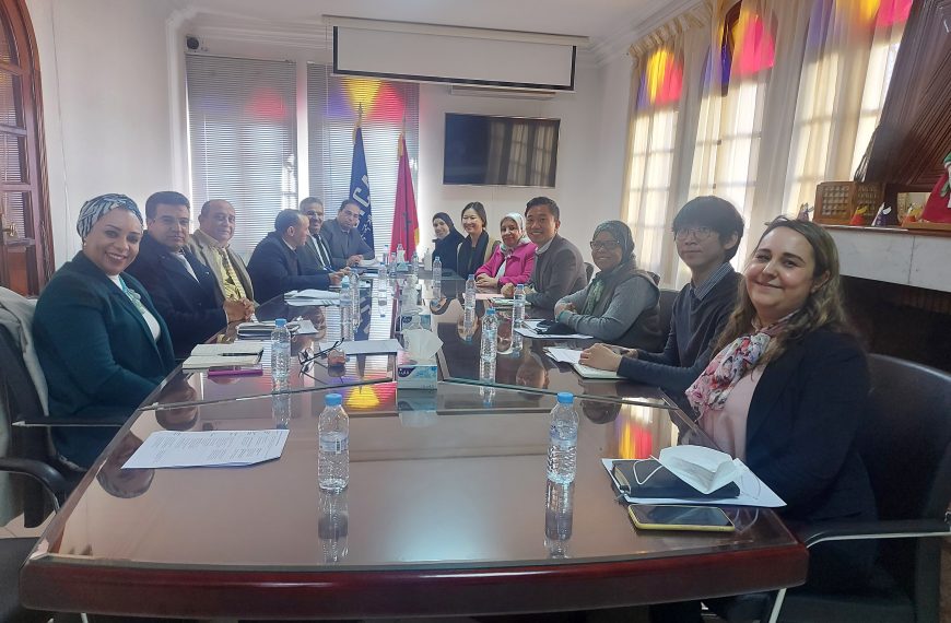 Organisation d&rsquo;une séance de travail entre les membres du bureau de l&rsquo;AMACO et les représentants du bureau de la KOICA à Rabat
